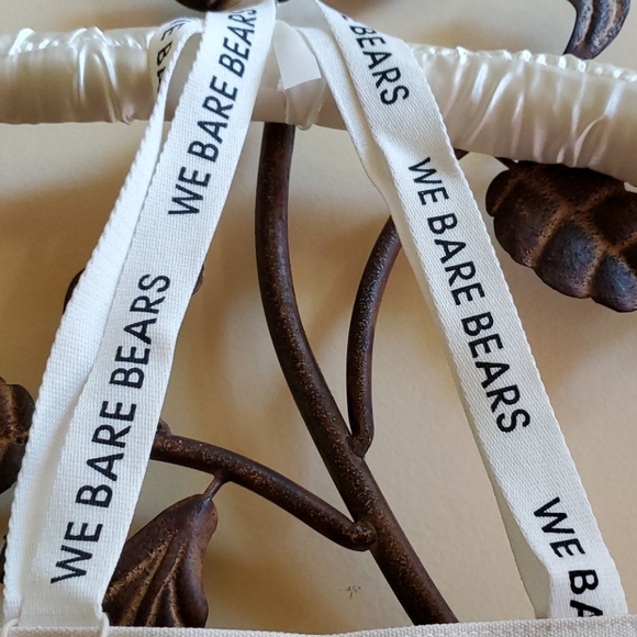 NWT We Bare Bears Grizzly, Miniso Tote ***BOUGHT IN JAPAN*** Grumpy Bear - Picture 7 of 8